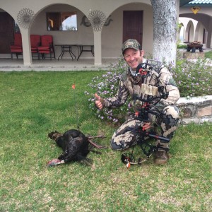 bow hunting for turkey at Stuart Ranches